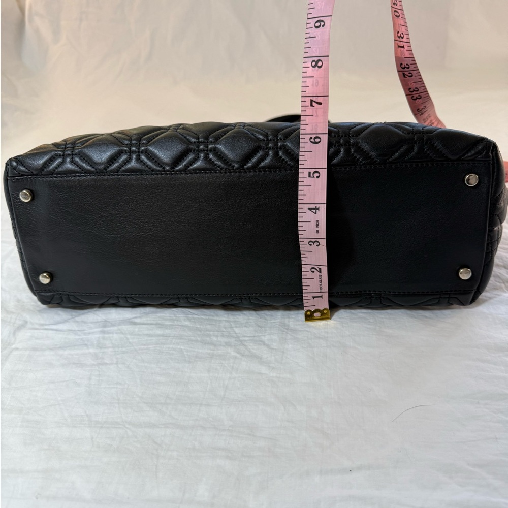 Kate Spade Astor Court Elena Black Quilted Shoulder Bag - Picture 8 of 11